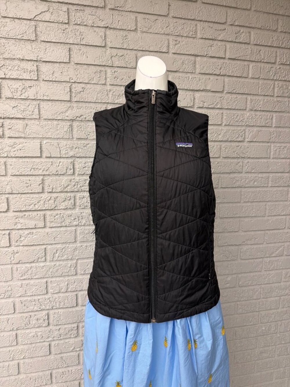 Patagonia Women’s Black Nano Puff Packable Vest Size M